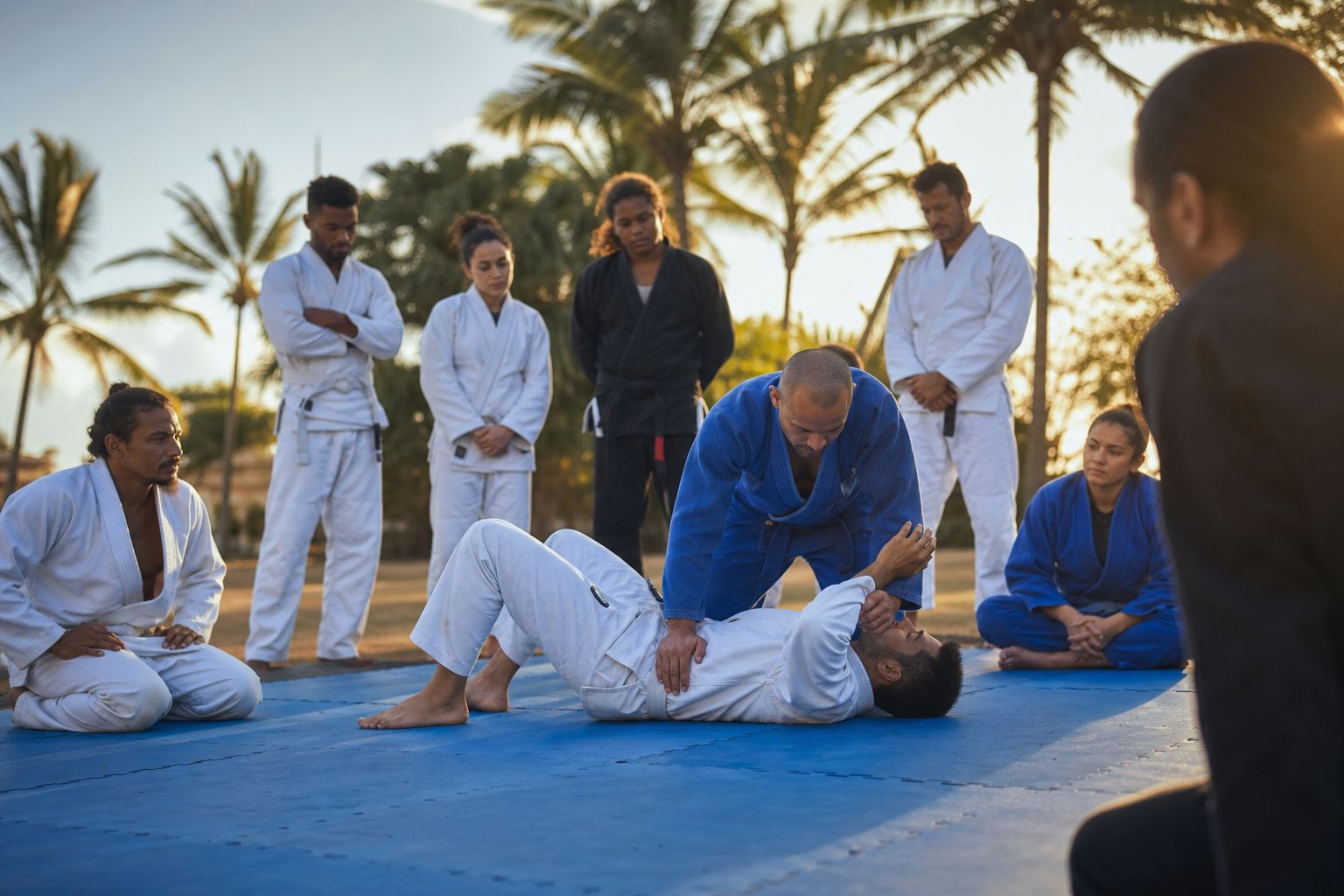 Dojo mobile, initiation en extérieur